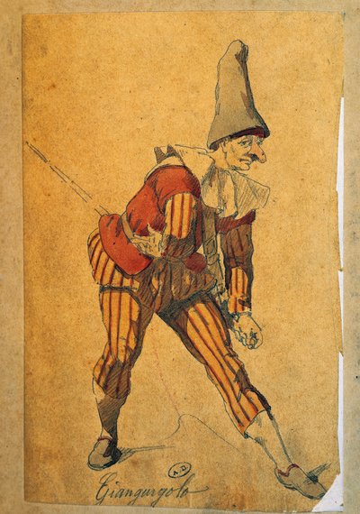 Giangurgolo, personnage de la Commedia dell