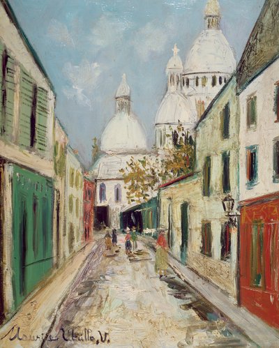 Le Sacre Coeur (panel) - Maurice Utrillo