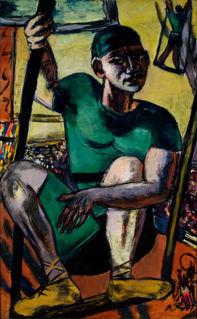 Acrobate sur le trapèze - Max Beckmann
