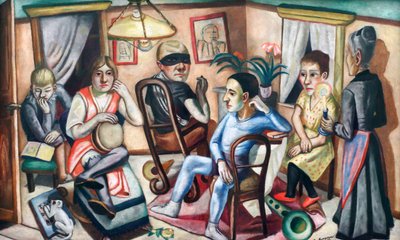 Avant le bal masqué - Max Beckmann