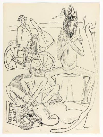 Cirque, planche 12 de Day and Dream - Max Beckmann