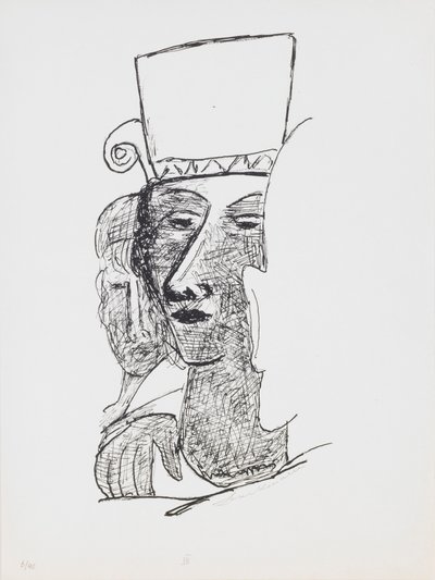 Couple dansant, planche 7 du portfolio « Jour et Rêve » - Max Beckmann