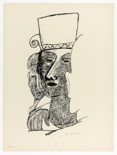 Couple dansant, planche sept de Day and Dream - Max Beckmann