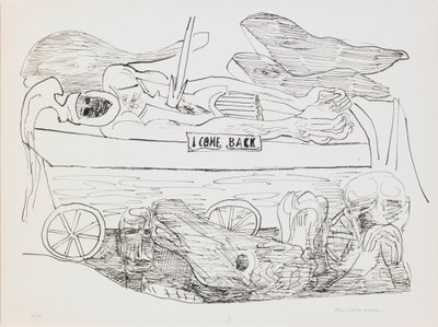 Rêve de guerre, planche 10 du portfolio « Jour et Rêve » - Max Beckmann