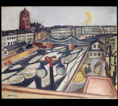 Glace sur la rivière - Max Beckmann