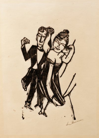 Petit couple dansant - Max Beckmann