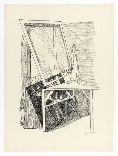 Miroir magique, planche 13 de Jour et Rêve - Max Beckmann