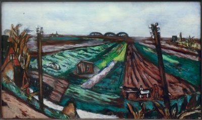 Paysage de polder avec Hembrug - Max Beckmann