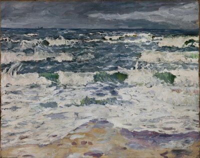 Paysage marin, vers 1907 (huile sur toile) - Max Beckmann