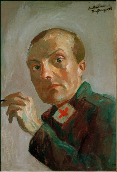 Autoportrait en infirmier - Max Beckmann