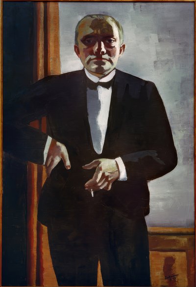 Autoportrait en smoking - Max Beckmann
