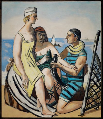 Petit poisson (peinture sur toile) - Max Beckmann