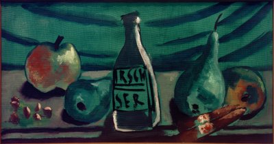 Nature morte avec pomme et poire - Max Beckmann