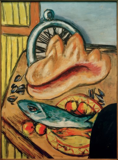 Nature morte avec poisson et coquillage - Max Beckmann