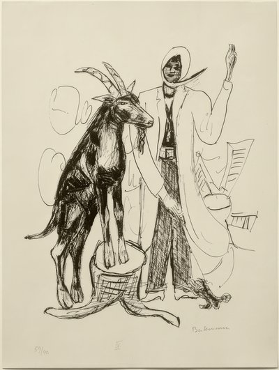 Le bouc - Max Beckmann