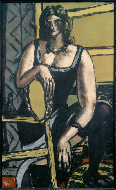 Danseur avec tambourin - Max Beckmann
