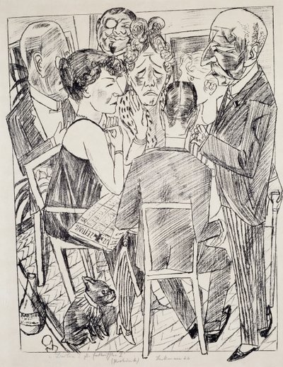 Le déçu I, par Max Beckmann (1884-1950) - Max Beckmann