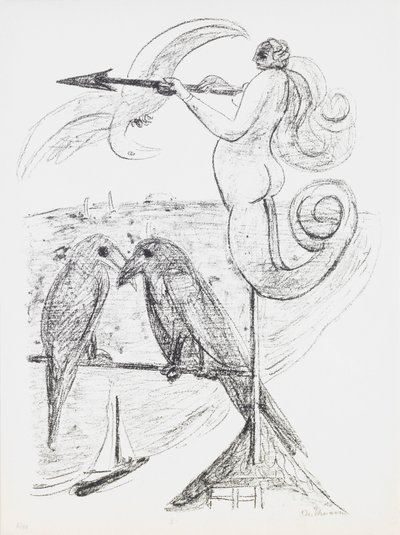 Girouette, planche 2 du portfolio « Jour et Rêve » - Max Beckmann