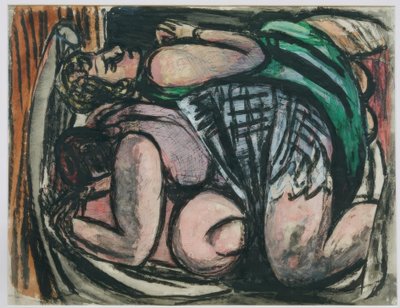 Deux femmes allongées - Max Beckmann