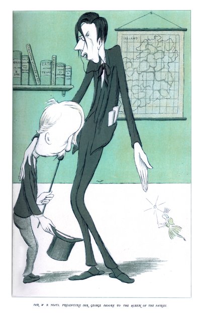 M. WB Yeats, présentant M. George Moore à la Reine des Fées, 1904 - Henry Maximilian Beerbohm