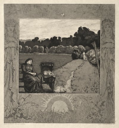 Enfant, de Sur la mort, Partie I, Opus XI Kind, Vom Tode, Erster Teil, Opus XI, 1889 - Max Klinger