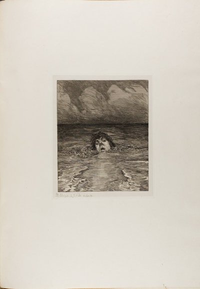Chute, planche douze de Une Vie - Max Klinger