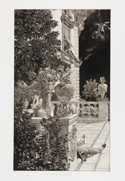 In flagranti (Drames, opus IX, planche 1) - Max Klinger