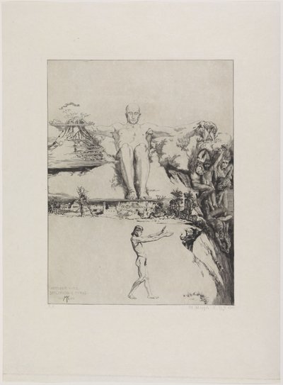 Integer vitae (feuille isolée de : De la mort, deuxième partie, opus XI, feuille 1) - Max Klinger