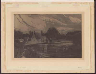 Nuit au clair de lune, planche 3 op. VII - Max Klinger