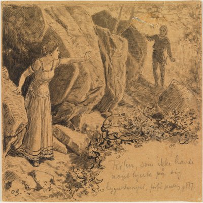 Narcisse et Écho I. - Max Klinger