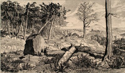 Simplicius dans la solitude de la forêt - Max Klinger