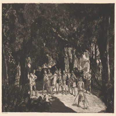 Simplicius parmi les soldats - Max Klinger
