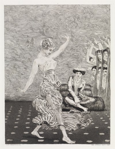Danse (Tente, Opus XIV, 2e partie, n° 27) von Max Klinger