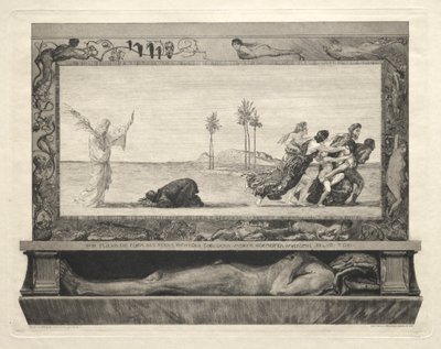 Vom Tode I, (Opus II, 1889) No. 10 - Max Klinger
