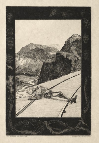 Vom Tode I, (Opus II, 1889) No. 8 - Max Klinger