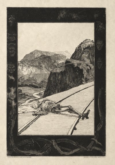 Vom Tode I, Opus II, 1889 No. 8 - Max Klinger