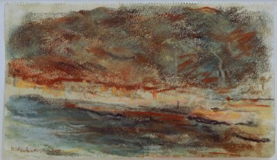 Paysage du soir à Hambourg - Max Liebermann
