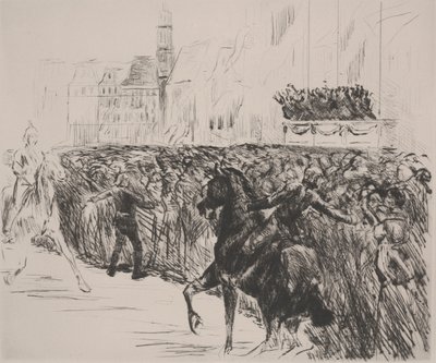 Arrivée de la Reine de Hollande - Max Liebermann