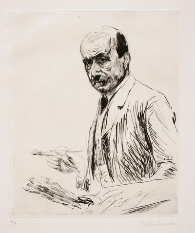 Autoportrait avec palette - Max Liebermann