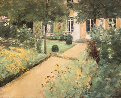 Berlin-Wannsee, Max Liebermann, jardin potager près de la villa - Max Liebermann