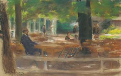 Biergarten à Laren, vers 1903 - Max Liebermann