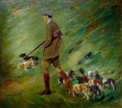 Chasseur dans les dunes – Entraîneur avec des chiens - Max Liebermann