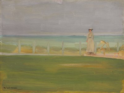Dame à la plage - Max Liebermann