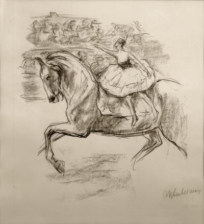 M.Liebermann, La cavalière de cirque - Max Liebermann