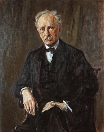 Portrait du compositeur Richard Georg Strauss 1864-1949, 1918 - Max Liebermann
