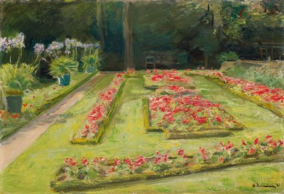 La Terrasse Fleurie dans le Jardin de Wannsee, 1921 - Max Liebermann