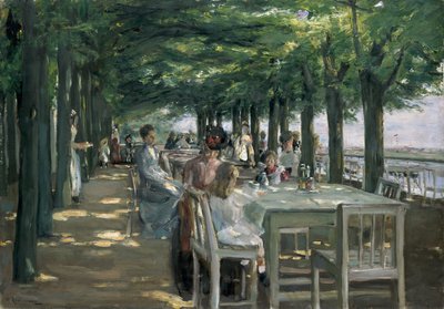 La terrasse du restaurant Jacob à Nienstedten sur l