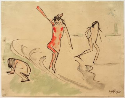 Au bord du lac - Max Pechstein