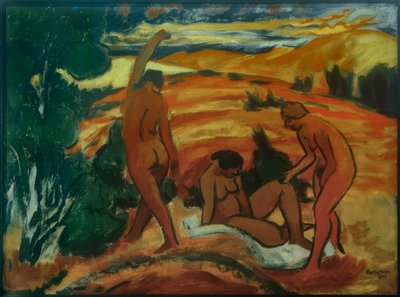 Dans les dunes - Max Pechstein