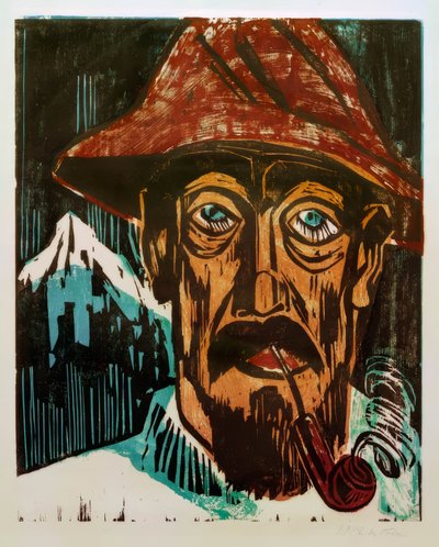 Suisse fumeur - Max Pechstein